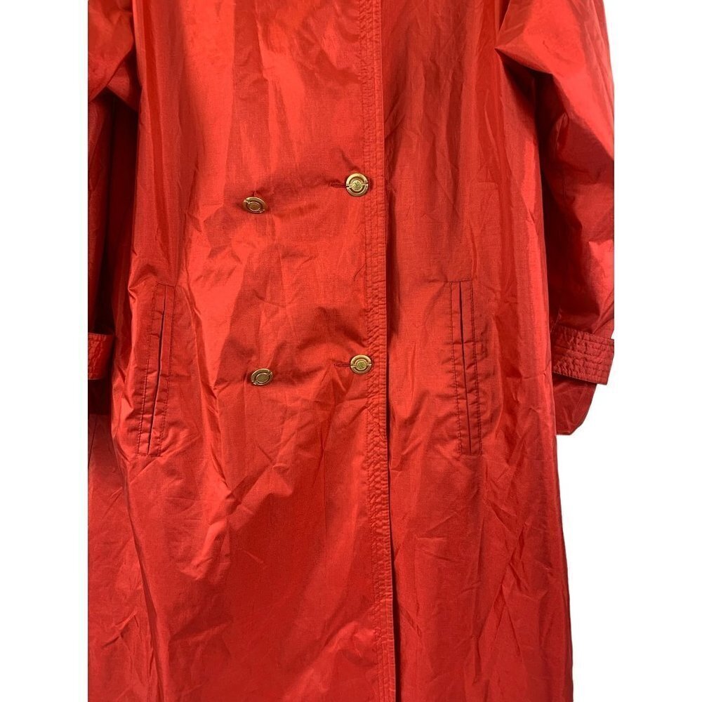 J. Gallery Women's Extra Long Rain Jacket - Picture 3 of 10